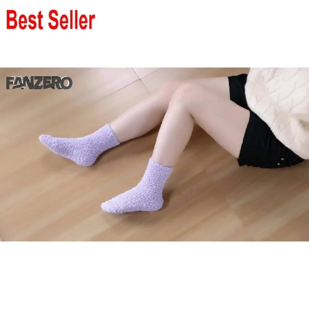 Cozy Fluffy Slipper Socks Soft Warm Winter Fleece Plush Sleeping Gift